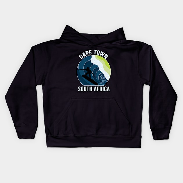 Cape Town South Africa Kids Hoodie by DiegoCarvalho